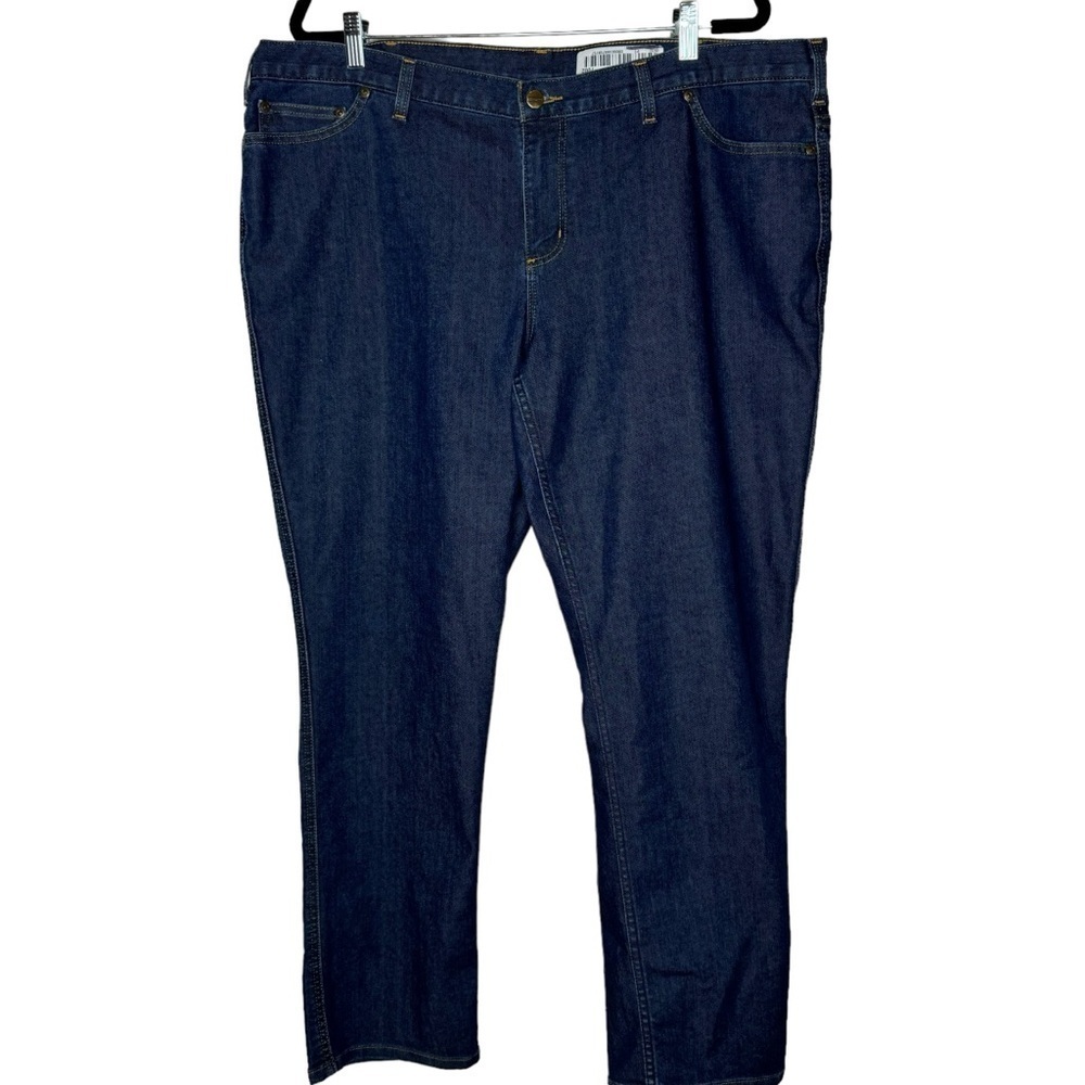 Carhartt Women's Relaxed Fit Jeans Dark‎ Wash 20